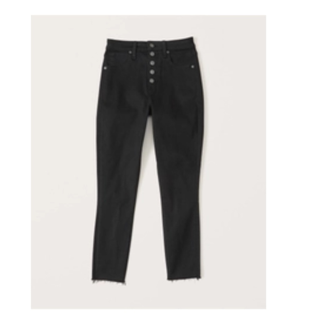 Abercrombie Curve Love High Rise Super Skinny Ankle Jeans